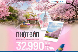 Tour Nhật Bản Mùa Hoa Anh Đào